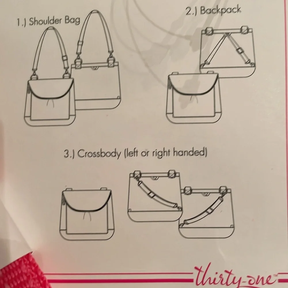 Thirty-One BNIP crossbody and backpack New - Picture 13 of 15